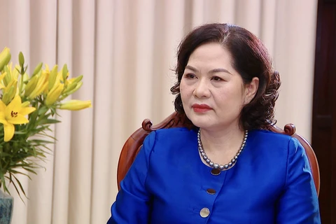 Thống đốc Ngân hàng Nhà nước Việt Nam Nguyễn Thị Hồng. (Ảnh: Vietnam+)