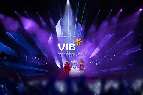 VIB ghi đậm dấu ấn thương hiệu tại The Masked Singer Vietnam. (Ảnh: Vietnam+)