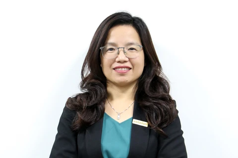 Bà Lê Thị Bích Phượng được giao giữ chức quyền Tổng Giám đốc ABBANK. (Ảnh: CTV: Vietnam+)