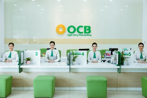OCB ghi nhận lợi nhuận trước thuế đạt 983 tỷ đồng trong quý 1. (Ảnh: Vietnam+)