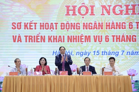 Thủ tướng Chính phủ Phạm Minh Chính phát biểu chỉ đạo tại hội nghị. (Ảnh: PV/Vietnam+)