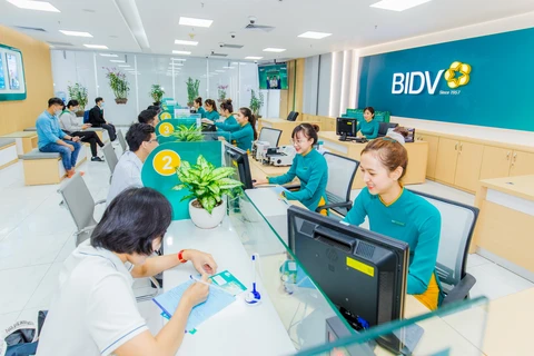 BIDV dành 140.000 tỷ đồng ưu đãi lãi suất sản xuất kinh doanh và tiêu dùng. (Ảnh: PV/Vietnam+)