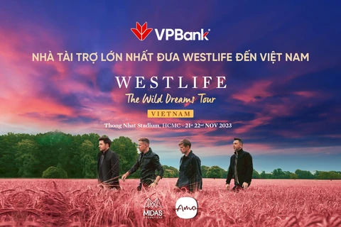 VPBank là đơn vị tài trợ lớn nhất đưa Westlife đến Việt Nam. (Ảnh: PV/Vietnam+)