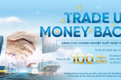 VietinBank tặng tới 100 triệu đồng cho doanh nghiệp xuất nhập khẩu. (Ảnh: PV/Vietnam+)