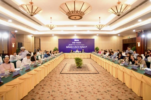 Các đại biểu tham dự tại hội thảo. (Ảnh: PV/Vietnam+)