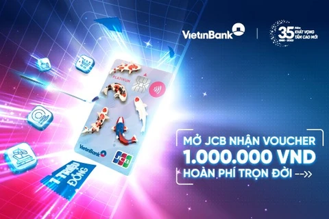 Khi chi tiêu thẻ VietinBank JCB Credit Platinum, chủ thẻ được nhận nhiều đặc quyền ưu đãi. (Ảnh: Vietnam+) 