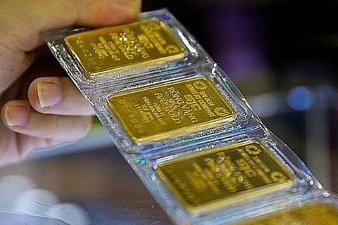 Thống đốc ra quy định mới về quản lý vàng miếng. (Ảnh: PV/Vietnam+)