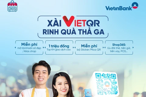 VietinBank ra mắt sản phẩm dành riêng cho khách hàng kinh doanh. (Ảnh: Vietnam+)