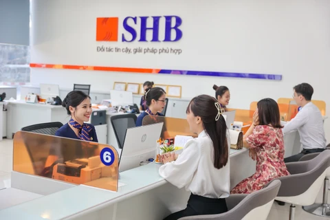 SHB chốt quyền trả cổ tức 2023 bằng tiền mặt với tỷ lệ 5%. (Ảnh: Vietnam+)