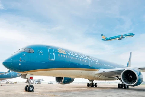 Ngân hàng Nhà nước mở rộng chính sách hỗ trợ tài chính cho Vietnam Airlines. (Ảnh: Vietnam+)