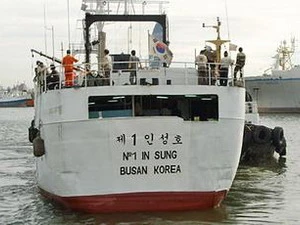 Tàu In Sung-1 của Hàn Quốc (Ảnh: nzherald)