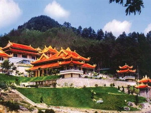 Thiền viện Trúc Lâm thuộc khu danh thắng Tây Thiên. (Ảnh: Internet).