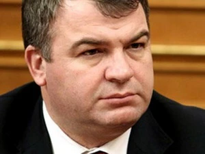 Bộ trưởng Quốc phòng Nga Anatoly Serdiukov. (Nguồn: Rian)
