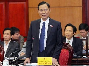 Bộ trưởng Bộ Nội vụ Nguyễn Thái Bình. (Ảnh: Nhan Sáng/TTXVN)