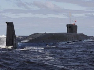 Tàu ngầm hạt nhân của Nga. (Nguồn: Reuters)