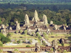 Toàn cảnh Đền Angkor. (Ảnh: Xuân Khu/Vietnam+)