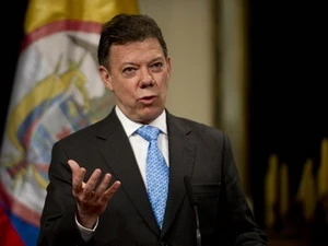 Tổng thống Colombia Juan Manuel Santos. (Nguồn: AFP/Getty Images)