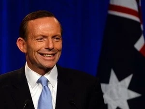 Thủ tướng đắc cử của Australia Tony Abbott. (Nguồn: AFP