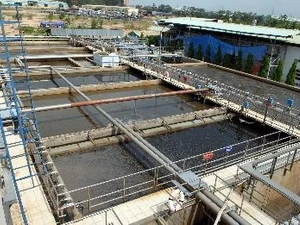 Một góc nhà máy xử lý nước thải tại Khu công nghiệp Biên Hòa II, Đồng Nai. (Ảnh: Danh Lam/TTXVN)