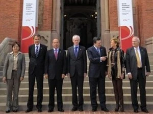Lãnh đạo các nước dự Hội nghị thượng đỉnh Mexico-EU lần năm tổ chức tại Cantabria, Tây Ban Nha. (Nguồn: AP)
