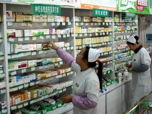Một cửa hàng bán thuốc ở Trung Quốc. (Ảnh minh họa. Nguồn: Internet)