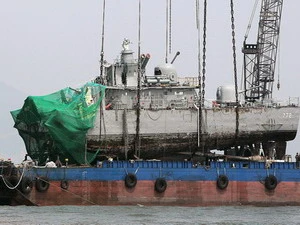 Tàu chiến Cheonan. (Ảnh: AFP/TTXVN)