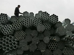 Các sản phẩm ống thép của Trung Quốc. (Nguồn: Getty)