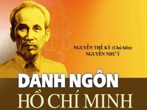 Bìa cuốn "Danh ngôn Hồ Chí Minh".