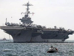 Tàu USS George Washington. (Nguồn: AFP/TTXVN)