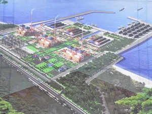 Phối cảnh nhà máy nhiệt điện Vĩnh Tân 2. (Ảnh: Internet)