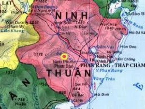 Địa điểm dự kiến xây nhà máy điện hạt nhân Ninh Thuận. (Ảnh: vietnamnet)