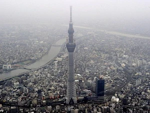 Tháp truyền hình Tokyo Sky Tree. (Ảnh: dailymail.co.uk)