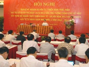 Thủ tướng Nguyễn Tấn Dũng tới dự hội nghị. (Nguồn: TTXVN)