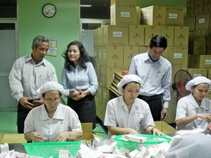 Phân xưởng sản xuất thuốc của công ty. (Ảnh: bidiphar.com)