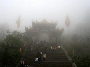 Thiền viện Trúc Lâm Tây Thiên. (Ảnh: TTXVN) 