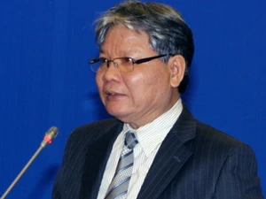 Bộ trưởng Bộ Tư pháp Hà Hùng Cường. (Ảnh: Nguyễn Dân/TTXVN)