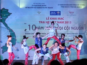 Lễ khai mạc Trại hè Việt Nam 2013 ở Hà Giang. (Ảnh: Đỗ Bình/Vietnam+)