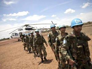 Lực lượng gìn giữ hòa bình tại Sudan (UNMIS). (Nguồn: Reuters) 