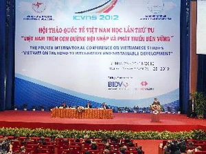 Quang cảnh Hội thảo Quốc tế Việt Nam học lần thứ IV. (Ảnh: Quốc Khánh/TTXVN)