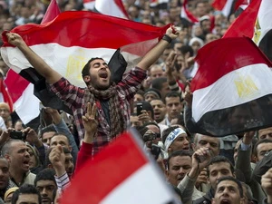 Một cuộc biểu tình của phe đối lập ở Ai Cập. Ảnh minh họa. (Nguồn: AFP)
