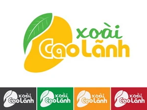 Logo nhận biết thương hiệu xoài Cao Lãnh.