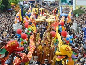 Lễ vía chính thức Bồ Tát Quán Thế Âm tại Lễ hội Quán Thế Âm- Ngũ Hành Sơn. (Nguồn: danang.gov.vn)