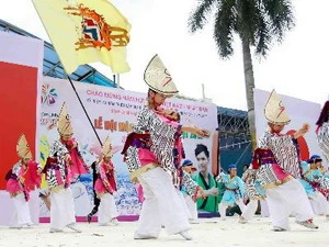 Biểu diễn nghệ thuật truyền thống Nhật Bản trong lễ khai mạc Lễ hội mùa Xuân Việt-Nhật 2013. Ảnh minh họa. (Ảnh: Thanh Tùng/TTXVN)