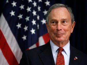 Thị trưởng New York Michael Bloomberg. (Nguồn: AP) 