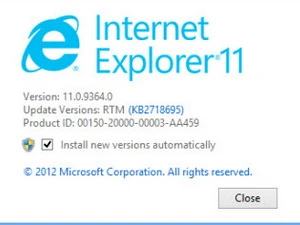 Microsoft xác nhận Internet Explorer 11 có trên Win 7
