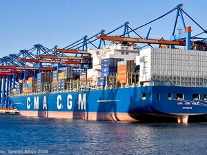 Lợi nhuận của tập đoàn CMA CGM tăng 60% so với cùng kỳ năm ngoái. (Nguồn: tianjinmarinemarket.blogspot.com)