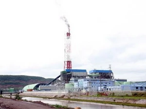 Nhà máy nhiệt điện Nghi Sơn 1 trong khu kinh tế Nghi Sơn. (Ảnh: Đình Huệ/TTXVN)