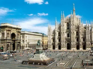 Một góc trung tâm thành phố Milan, thủ phủ vùng Lombardy, Italy. (Nguồn: planetminecraft.com)