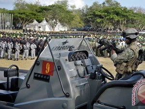 Indonesia tăng cường an ninh cho Diễn đàn dân chủ Bali lần 5. (Nguồn: antaranews.com)