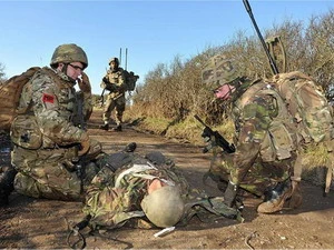 Một cuộc tập trận của quân đội Anh. (Nguồn: armyrecognition.com)